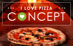 I LOVE PIZZA CONCEPT