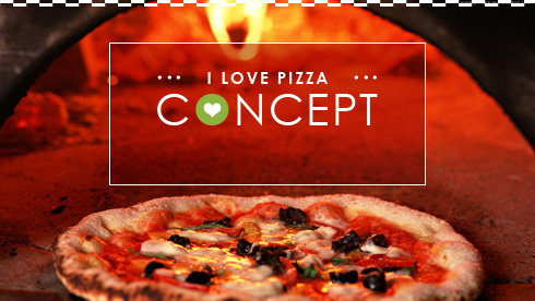 I LOVE PIZZA CONCEPT